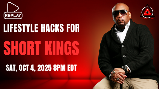 Lifestyle Hacks For Short Kings webinar & replay, w/Obsidian
